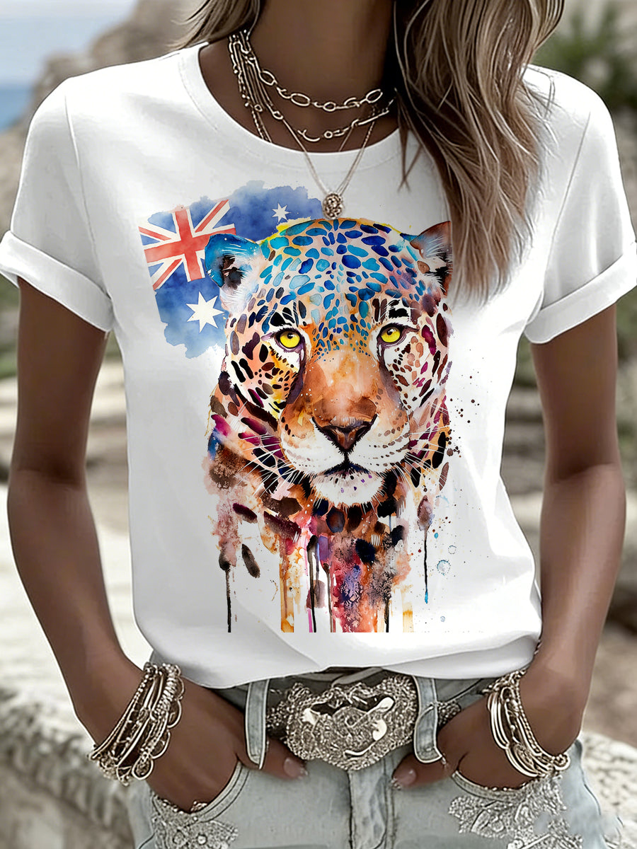 Women's Australian Style Printed T-Shirt