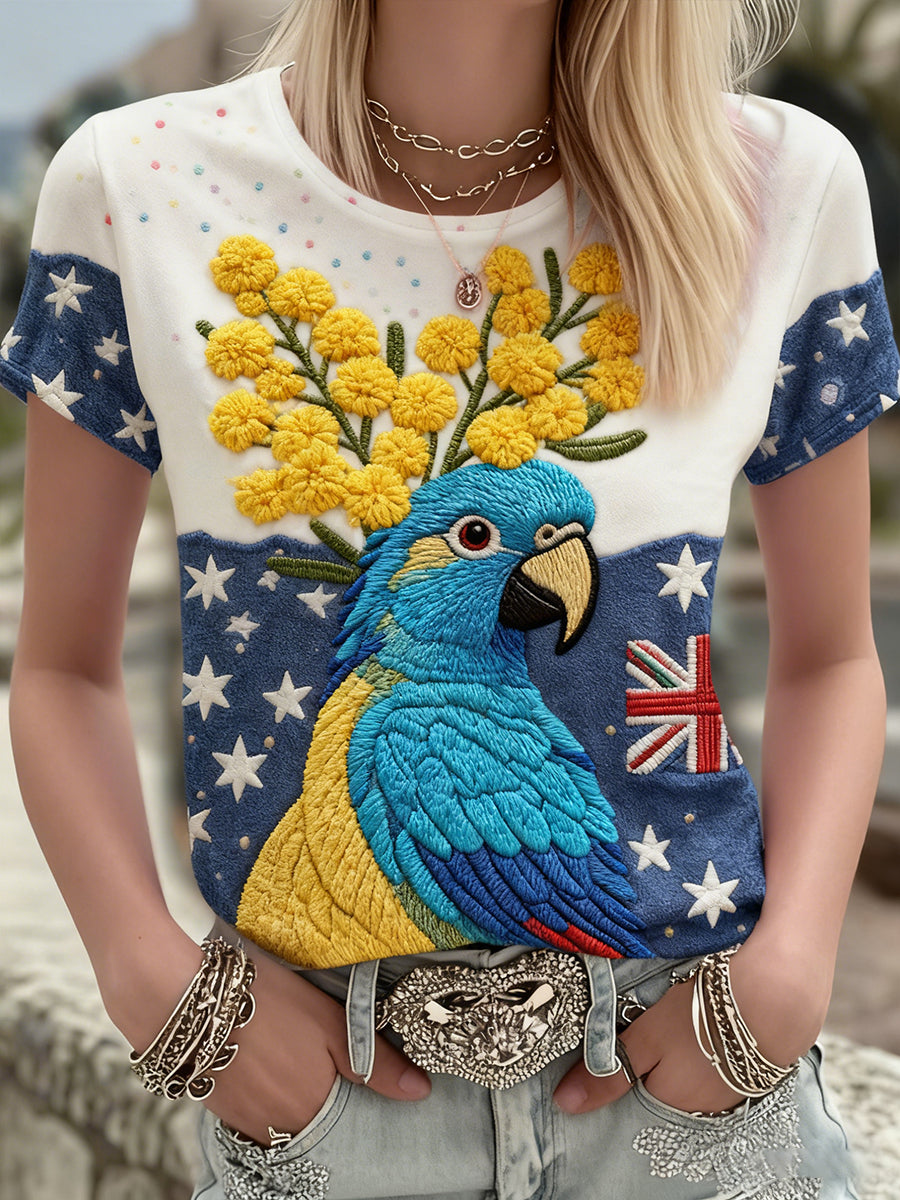 Women's Vintage Australian Holiday Casual Comfortable T-shirt