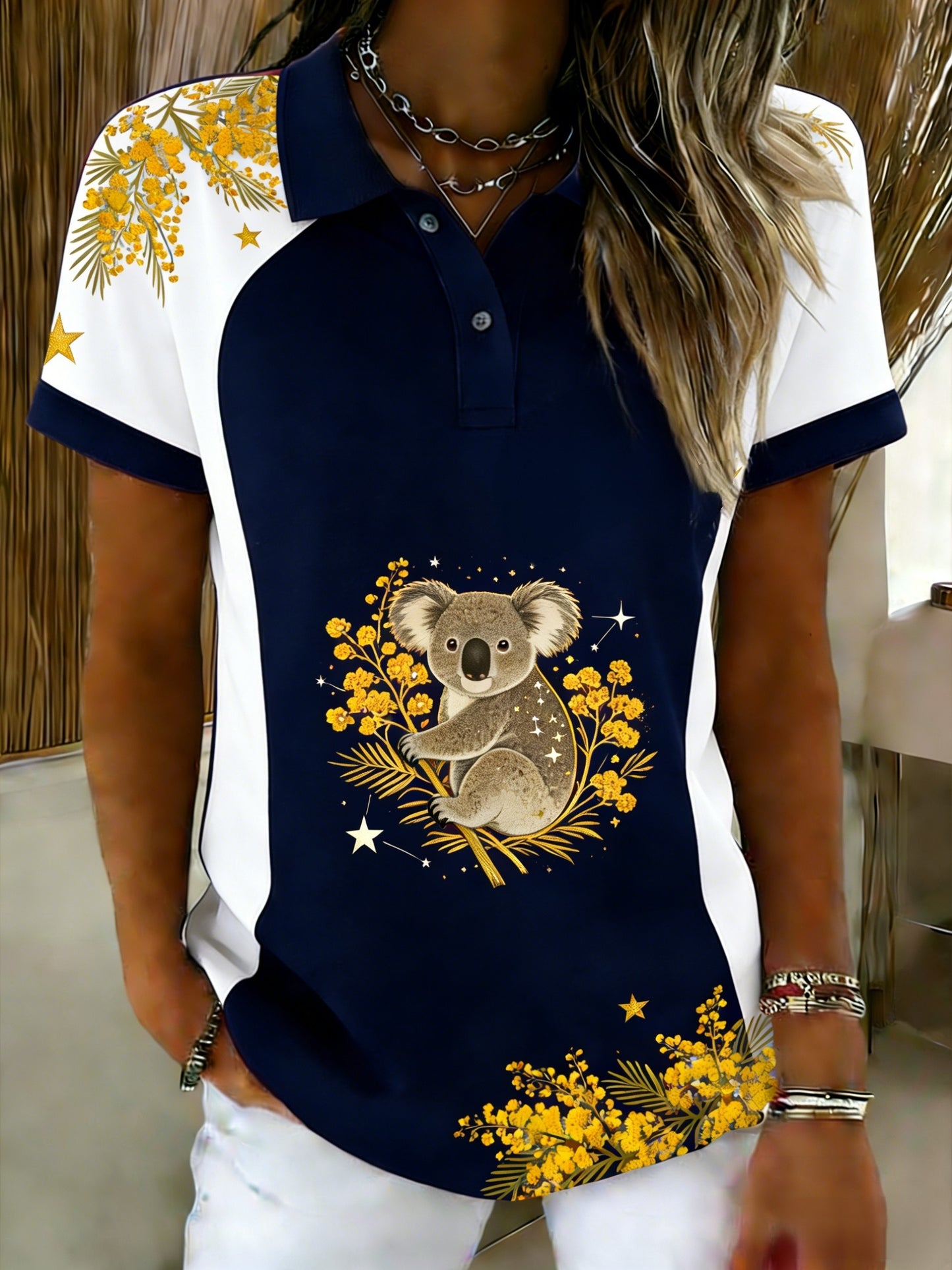 Women's Vintage Australian Holiday Casual Comfortable Short Sleeve T-Shirt