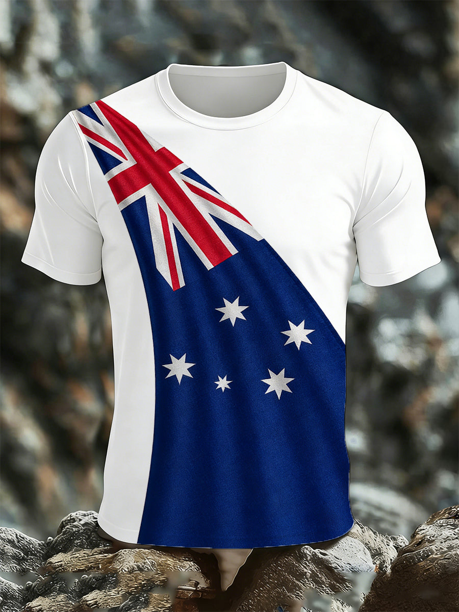 Men's T-Shirt With Australian-Inspired Print