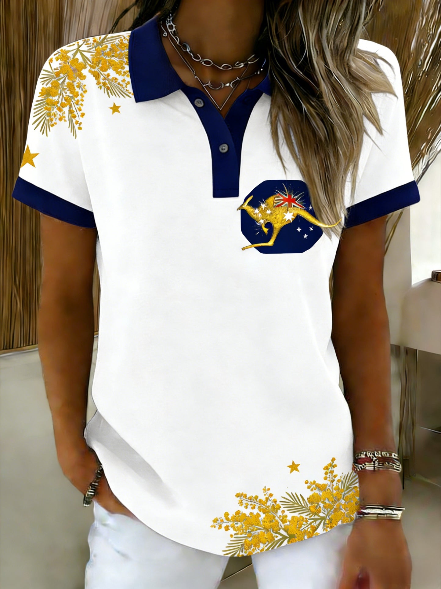 Women's Vintage Australian Holiday Casual Comfortable Short Sleeve T-Shirt