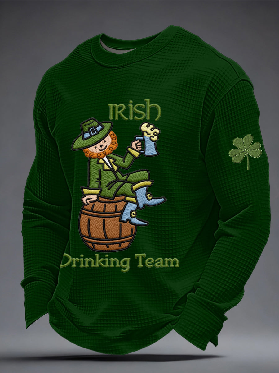 Men's St. Patrick's Day Waffle Top