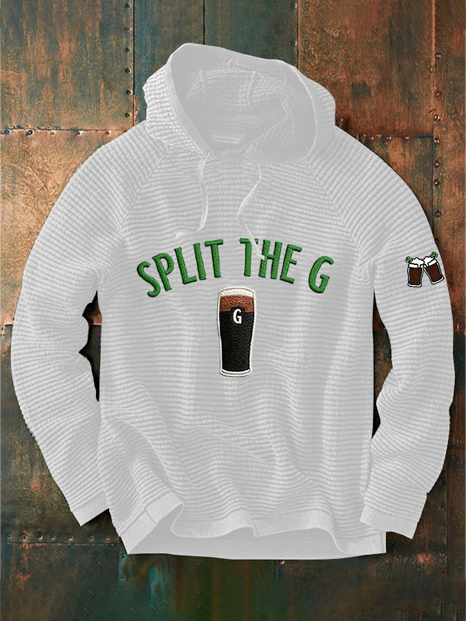 Men's St. Patrick's Day Split the G Printed Hoodie