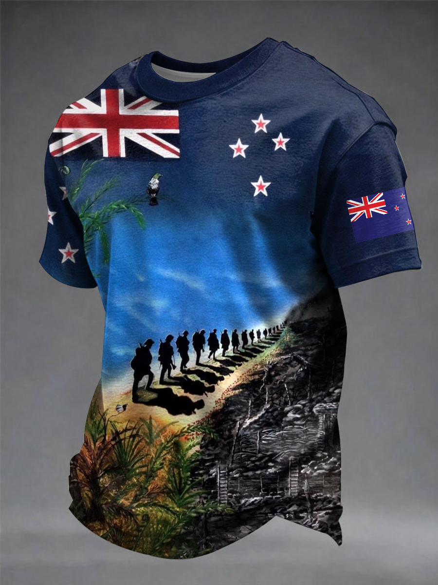 Men's ANZAC Day short sleeves t-shirt