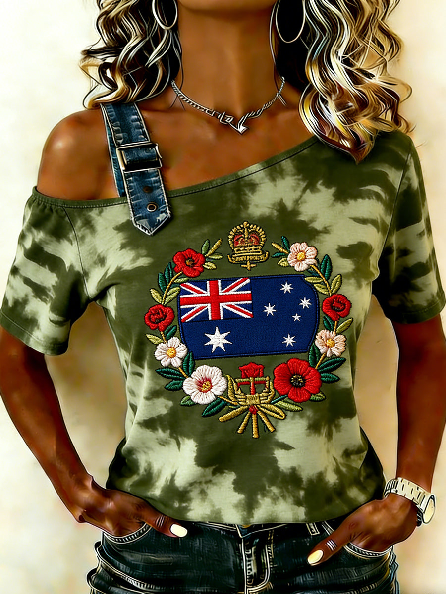 Women's Australian ANZAC Day Commemorative Top