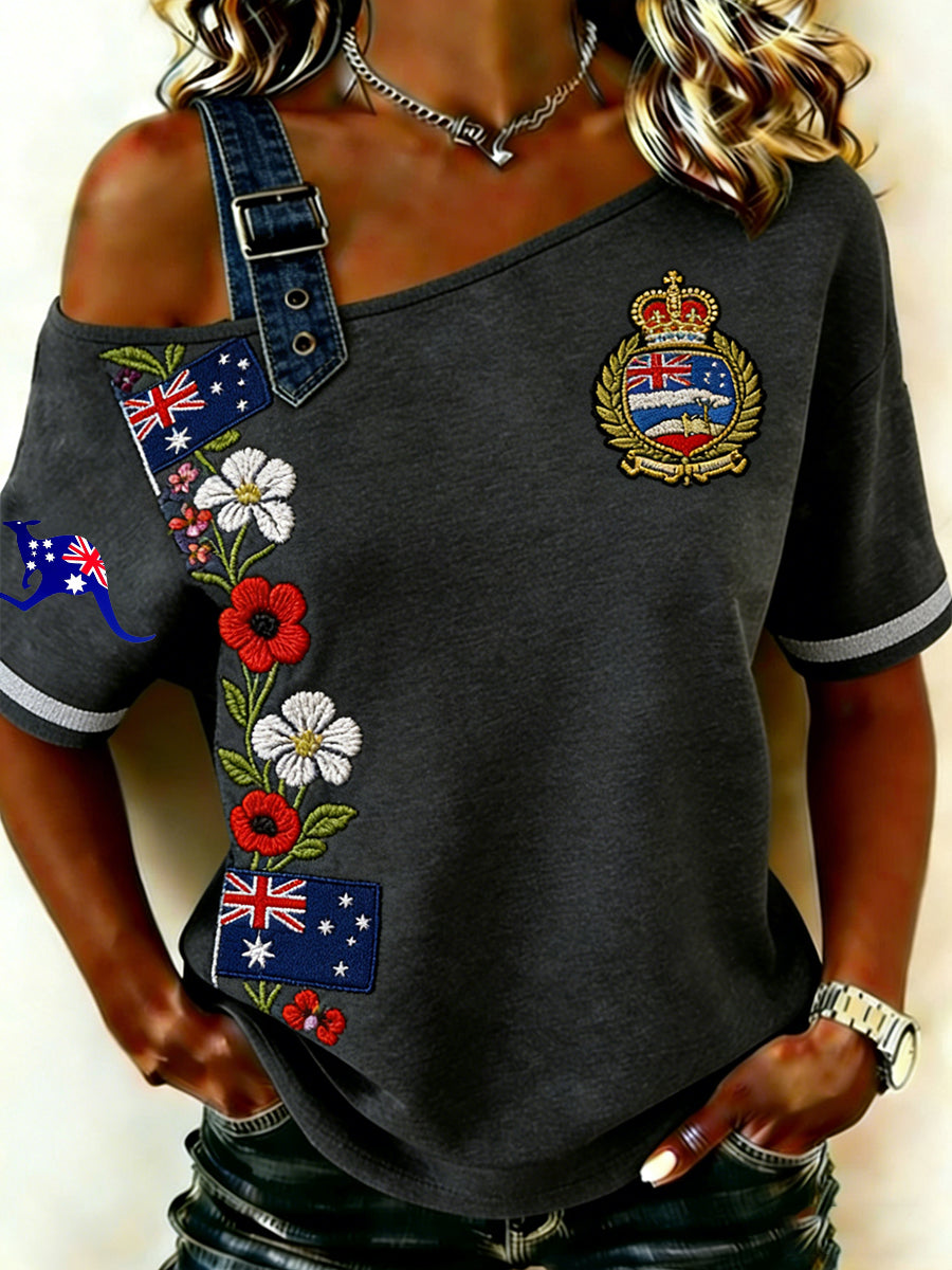 Women's Australian ANZAC Day Commemorative Top