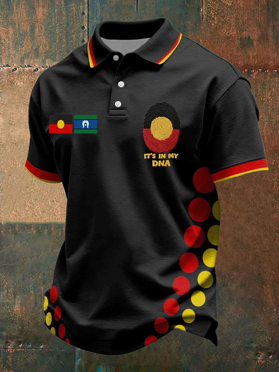 Men's AU Aboriginal Culture Printed Casual Tops