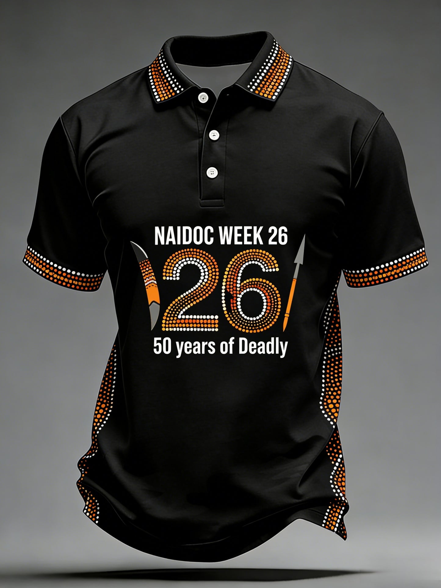 Men's AU Aboriginal Culture Art NAIDOC Week Printed Casual Tops