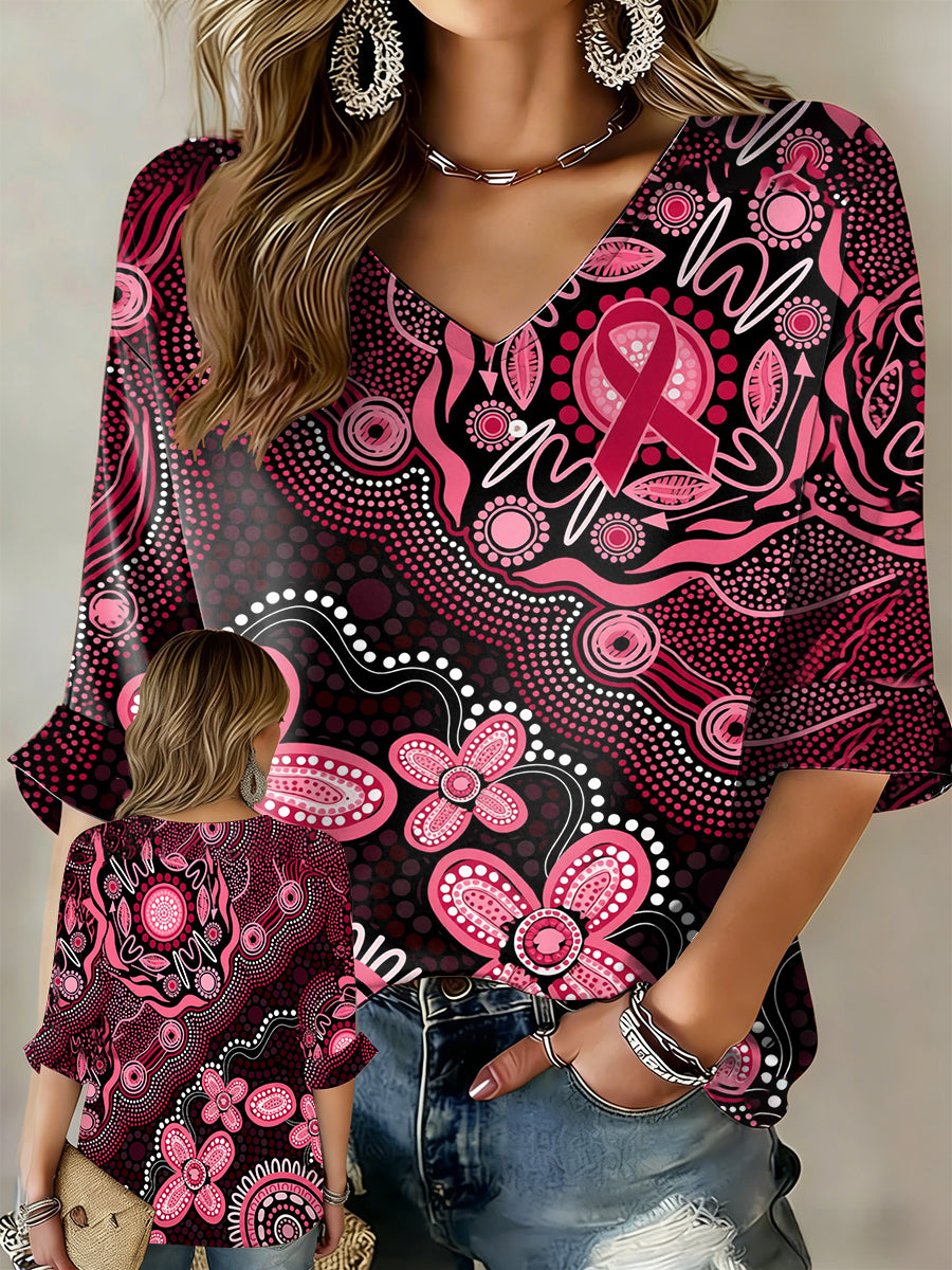 Women's AU 50 Years of Deadly NAIDOC Week Aboriginal Culture Printed Tops