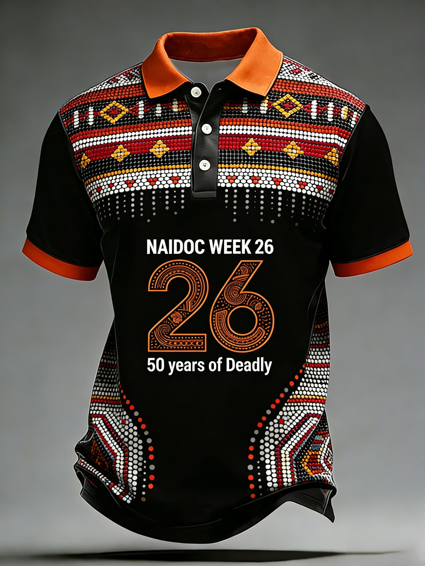 Men's AU Aboriginal Culture Art NAIDOC Week Printed Casual Tops