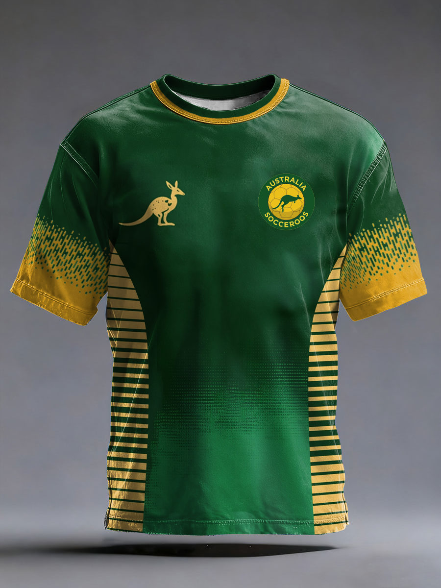 Men's Australian Football lovers short sleeves t-shirt