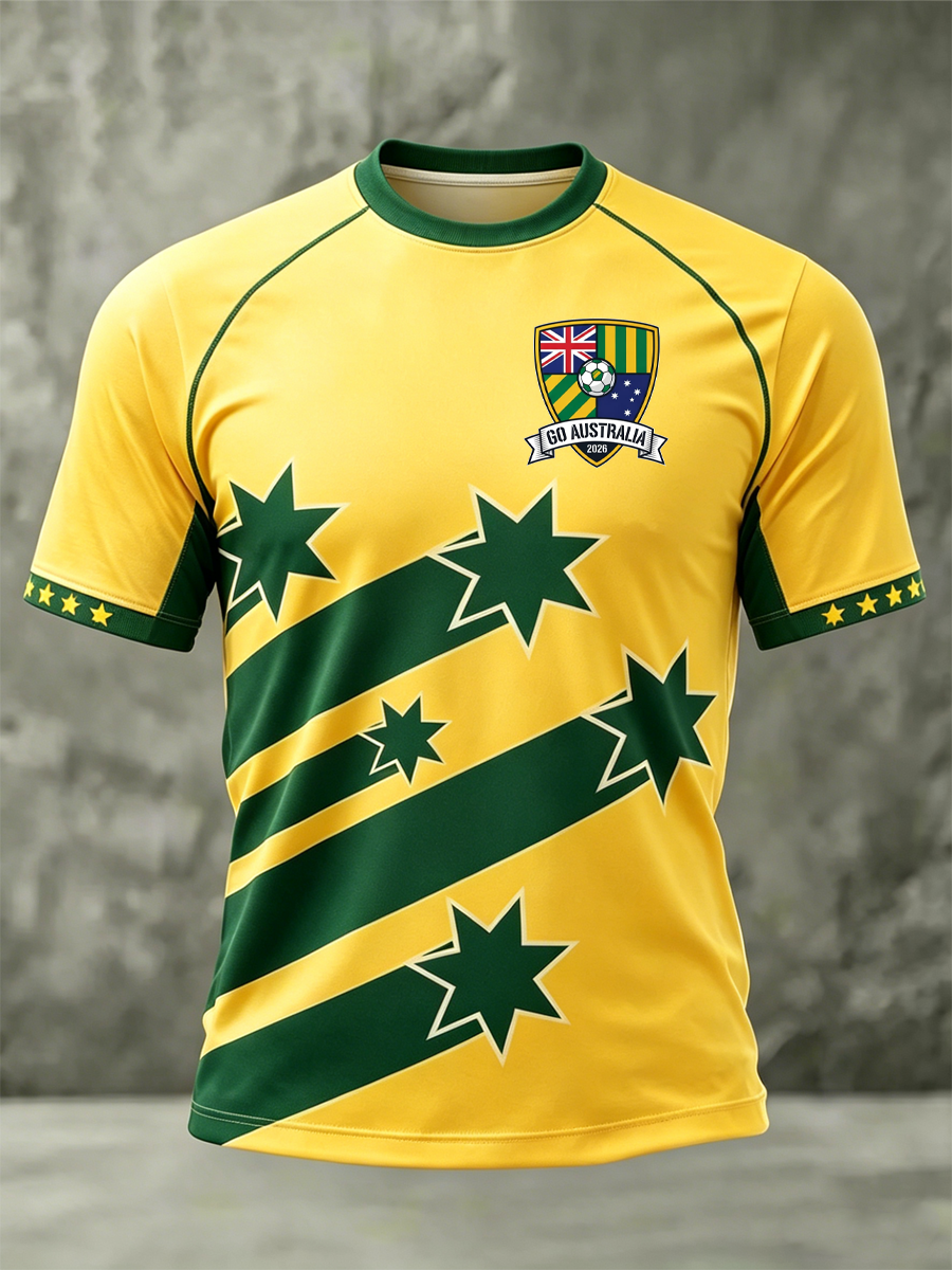 Men's Australian Football Lover short sleeves t-shirt