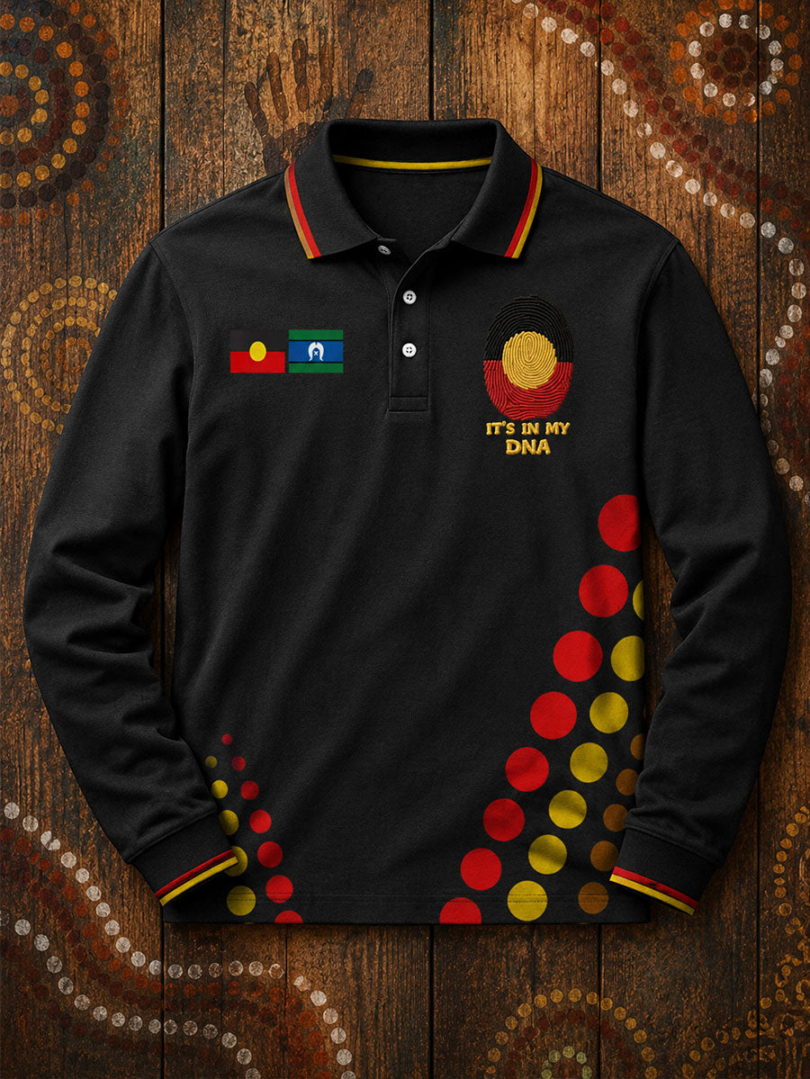 Men's NAIDOC Week Aboriginal Art Printed Casual Tops