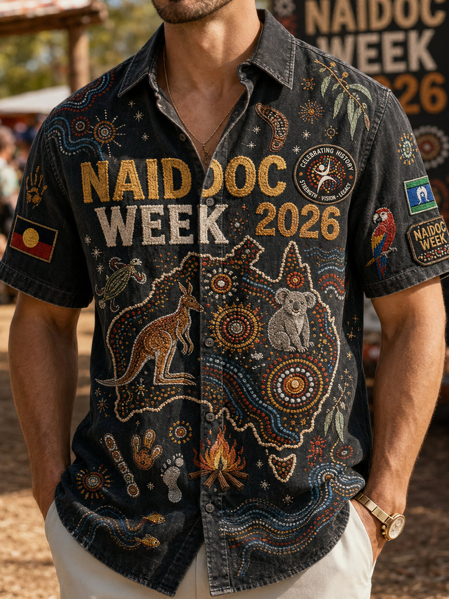 Men's Naidoc Week Shirt Short Sleeve