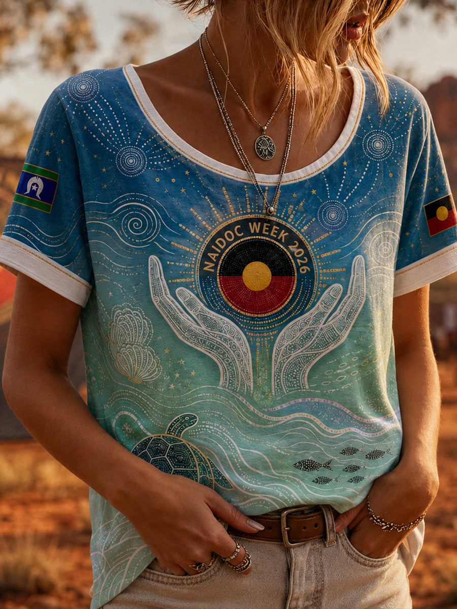 Women's Naidoc Weeks Australia Short-sleeved T-shirt