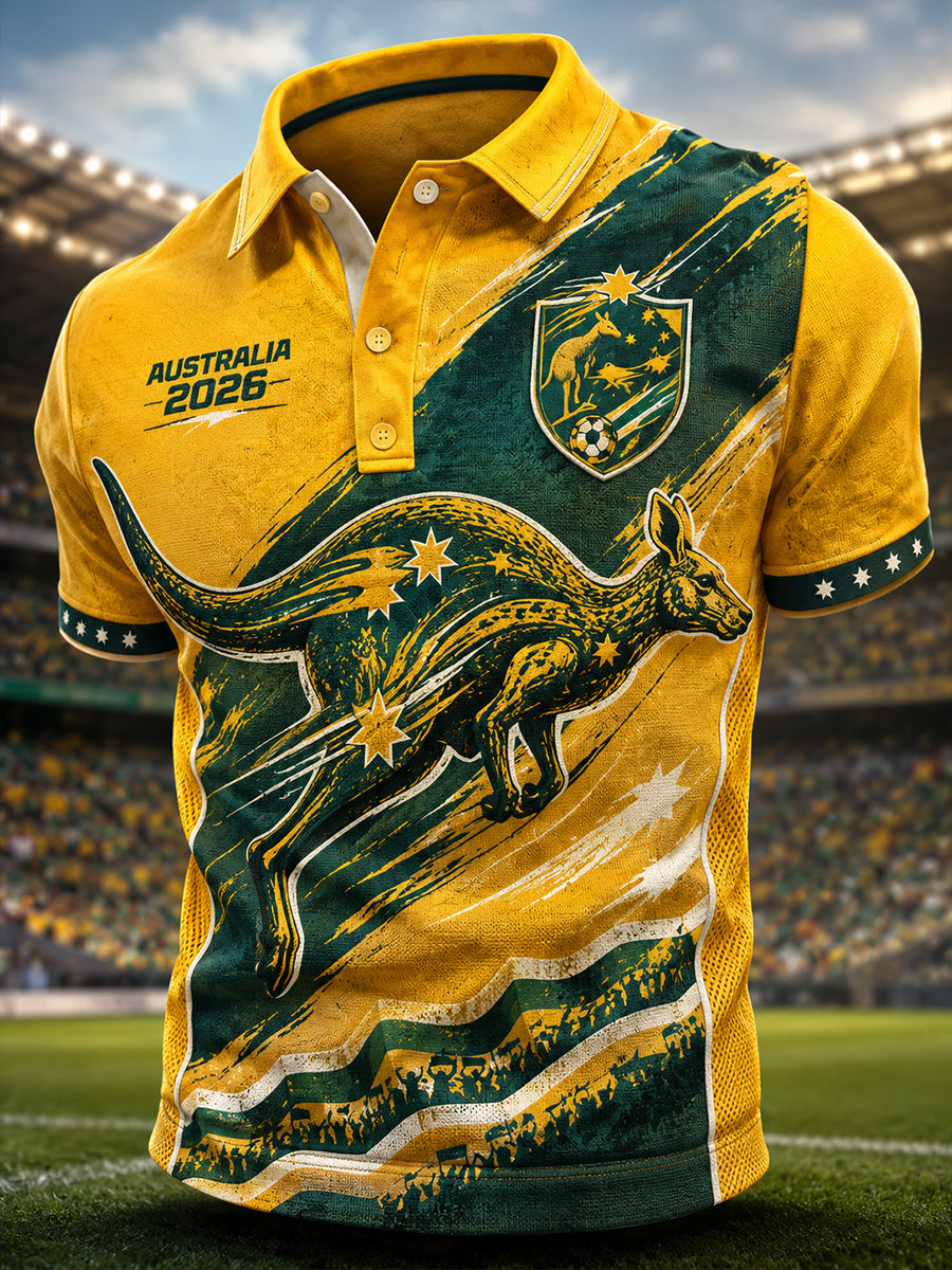 Men's Australia Football Short Sleeve T-Shirt
