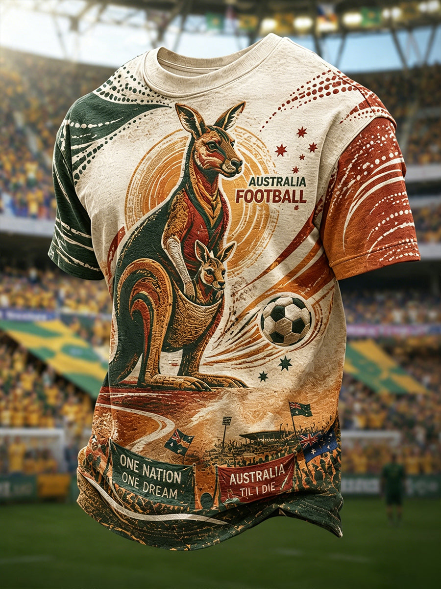 Men's Australia Football Short Sleeve T-Shirt