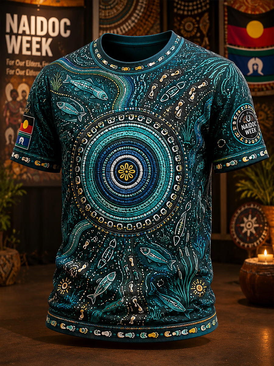 Men's Australia Naidoc Week Short Sleeves T-Shirt