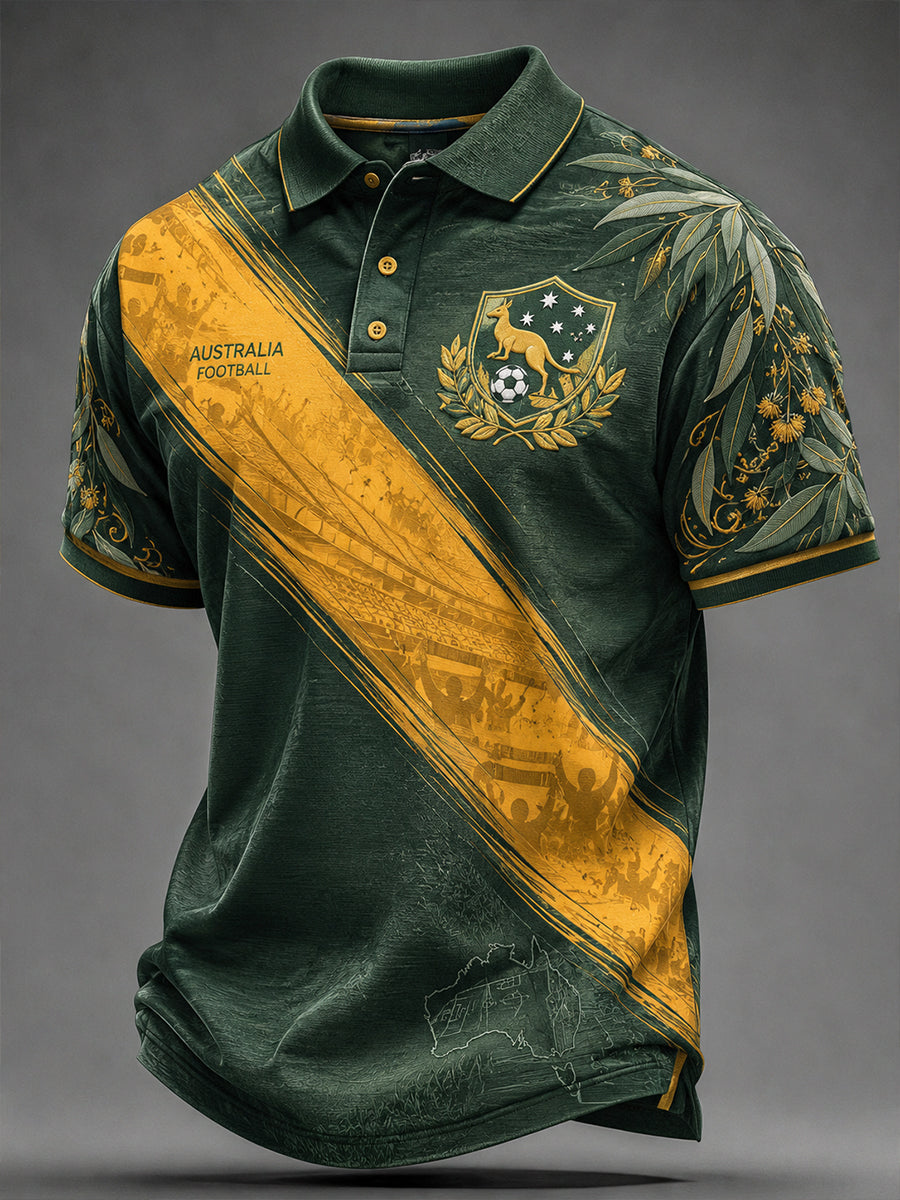Men's Australia Football Short Sleeve T-Shirt