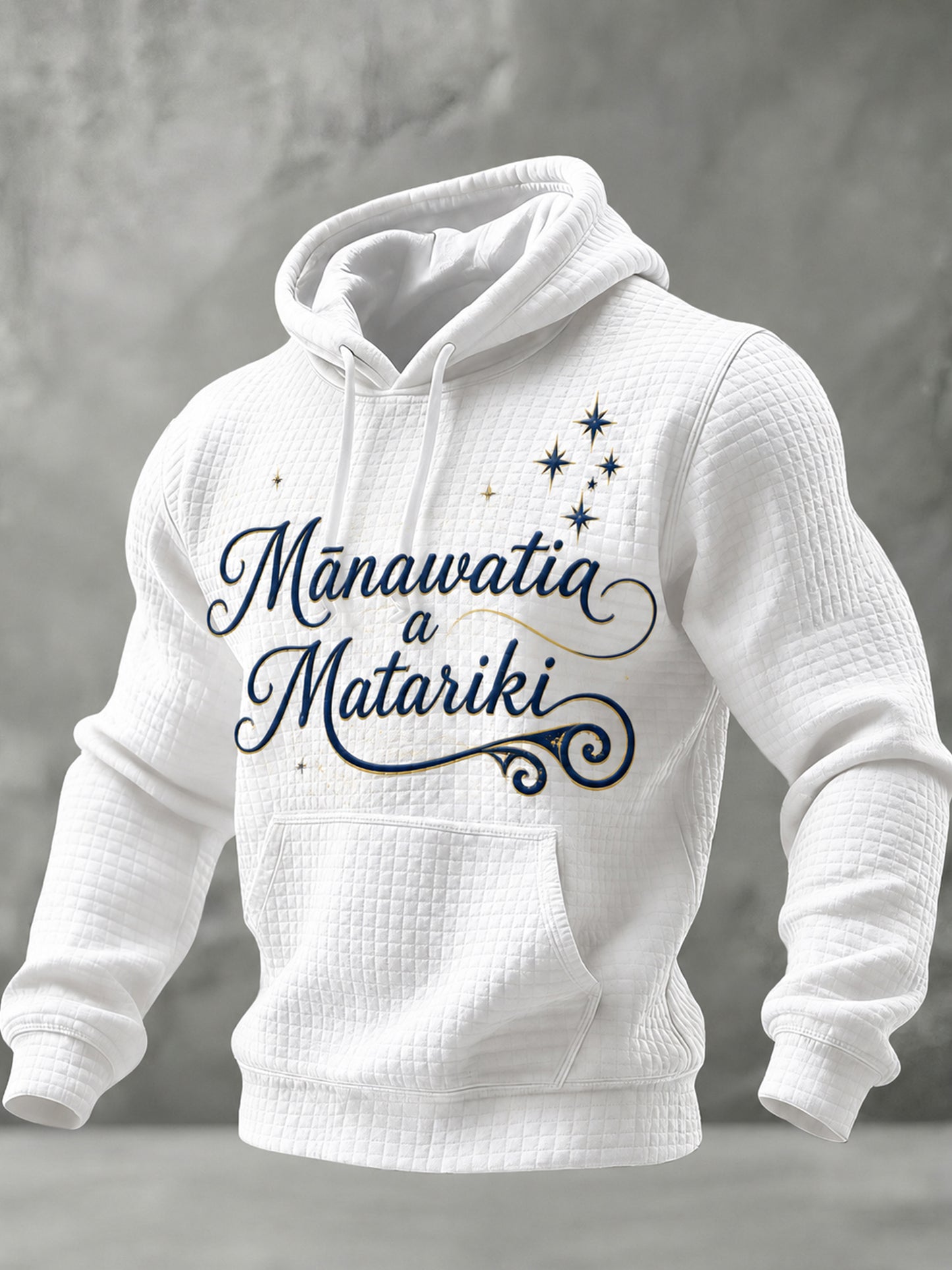 Men's New Zealand Maori New Year Cultural Art Print Hooded Sweatshirt