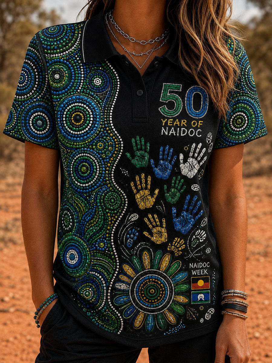 Women's Australia Naidoc Week Polo T-Shirt