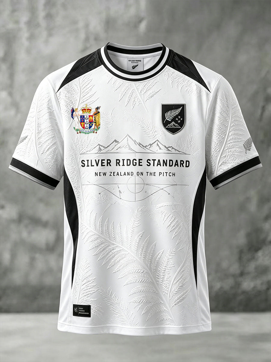 Men's NZ Football Lover Art Printed T-shirt