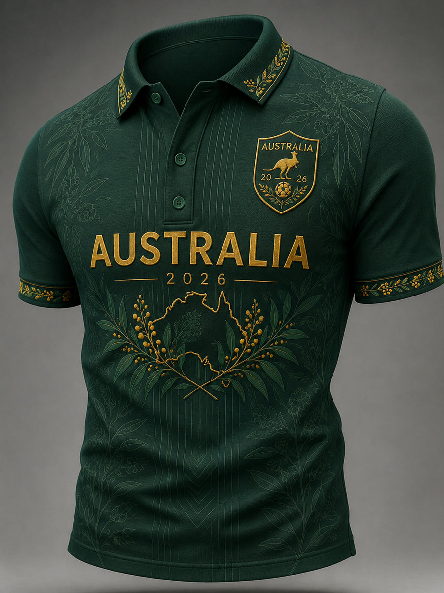 Men's Gift For Soccer Fans Print Casual Short Sleeve Top