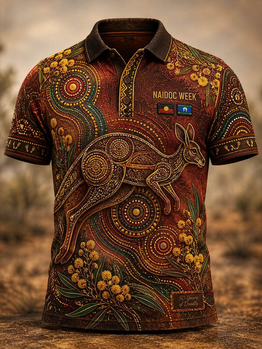 Men's Australia Naidoc Week Short Sleeve Shirt