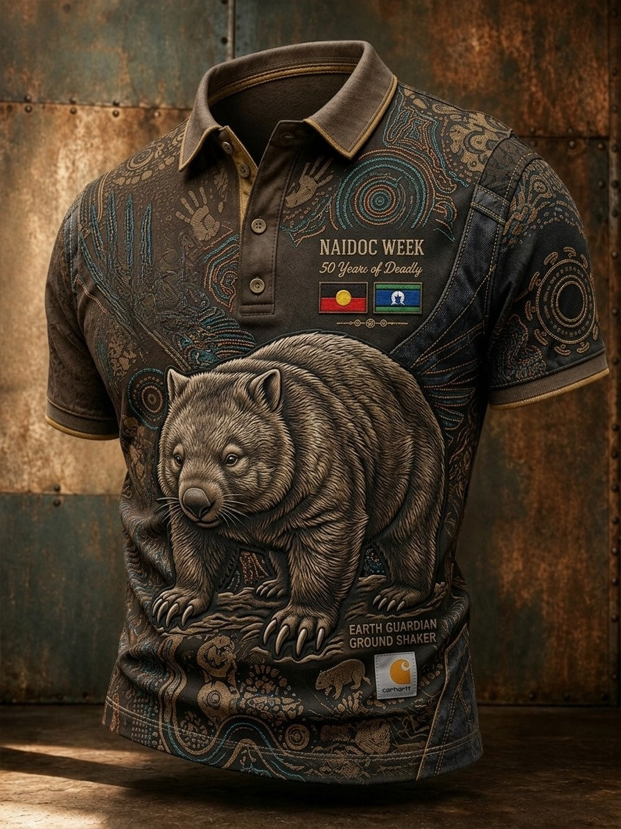 Men's AU Aboriginal Culture Polo T-shirt