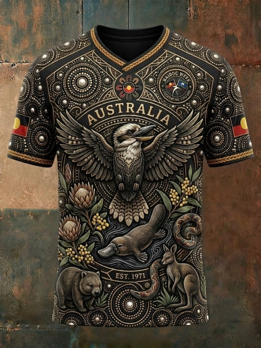 Men's AU Aboriginal Culture Short-Sleeve T-Shirt