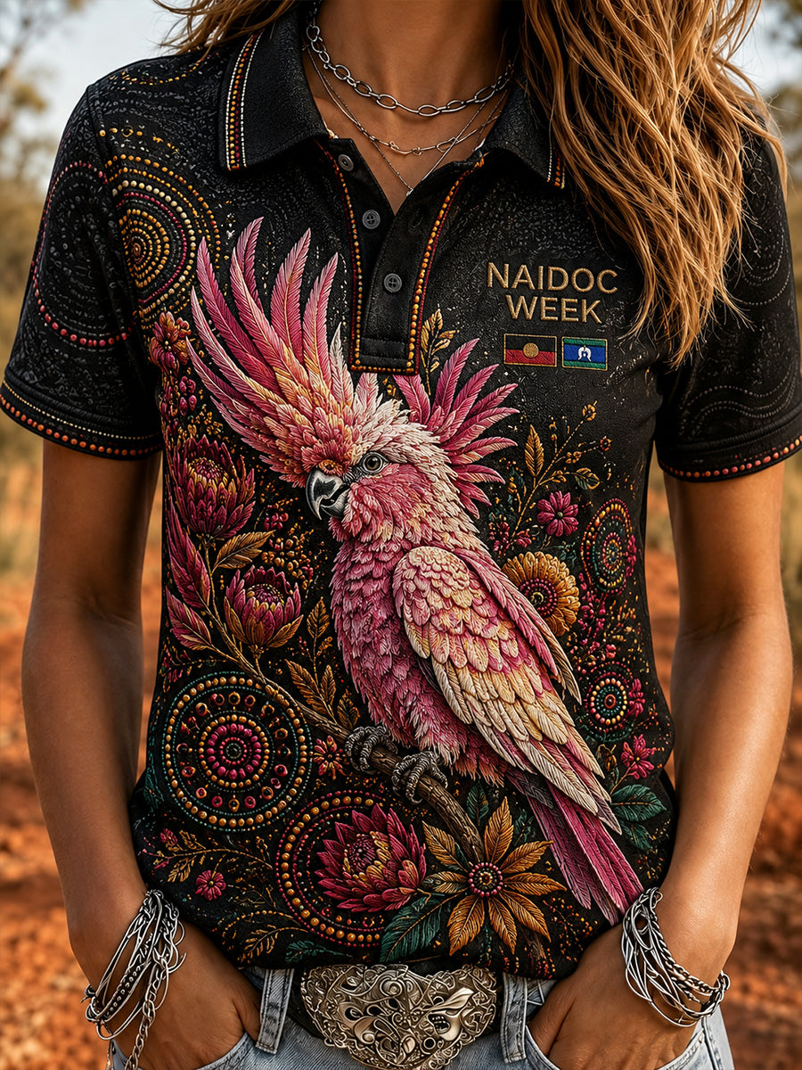 Women's Australia Naidoc Week Polo T-Shirt