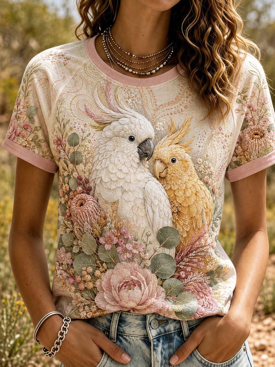 Women's Australian Flag Koala Short-Sleeved T-Shirt
