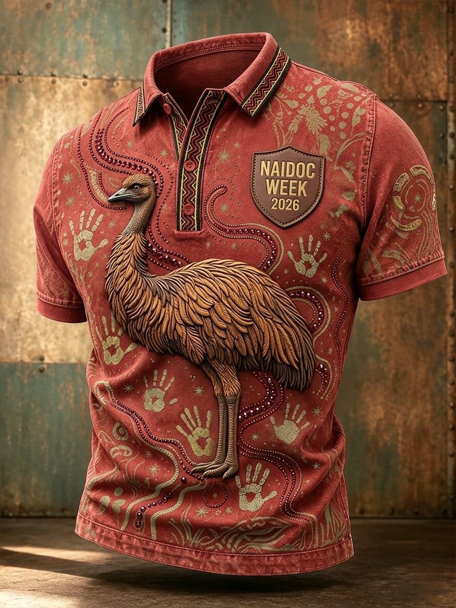 Men's Australia Naidoc Week Polo T-Shirt
