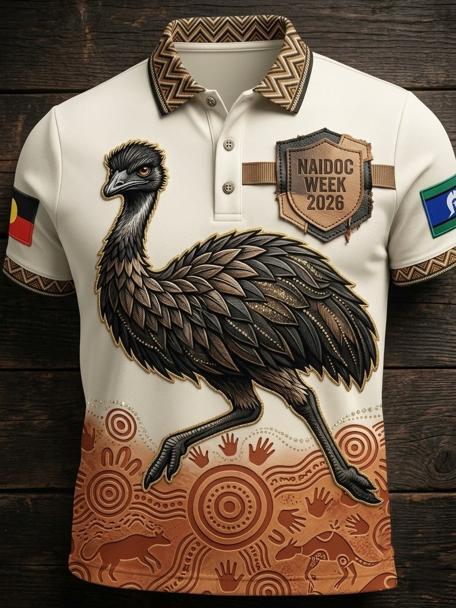 Men's Australia Naidoc Week Polo T-Shirt