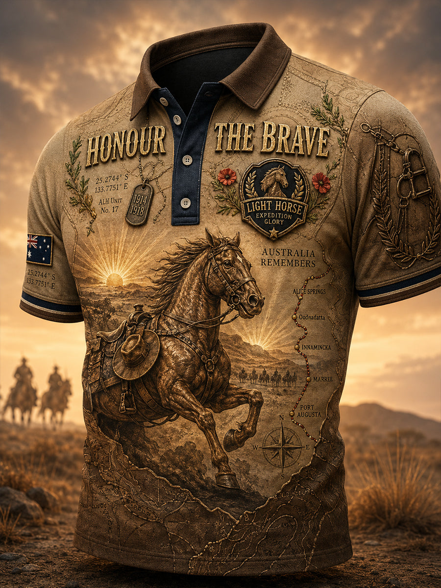 Men's Australian Veterans Short Sleeve Shirt