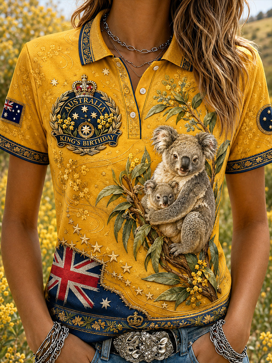 Women's Australia King's Birthday Polo T-Shirt