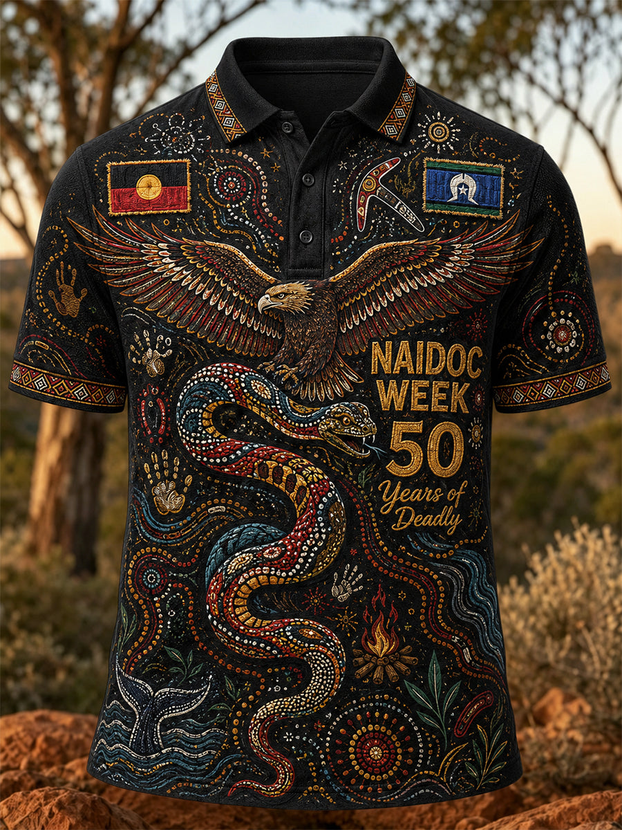 Men's Australian Naidoc Week Short Sleeves T-Shirt