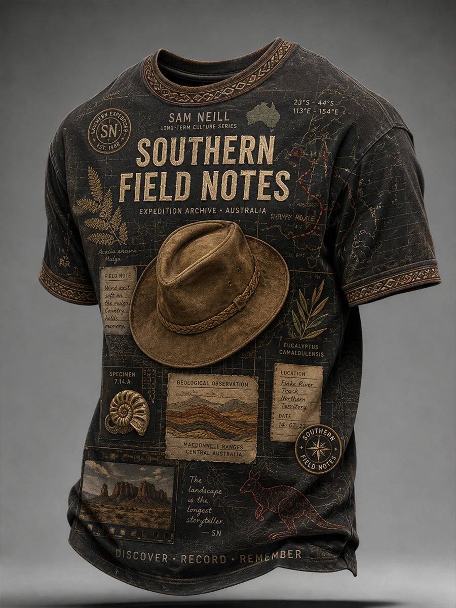 Men's Australia Sam Neill Short Sleeves T-Shirt