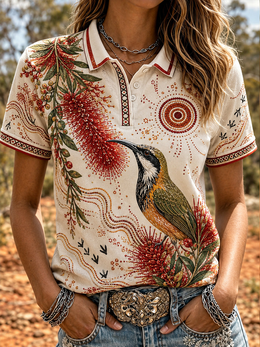 Women's Australia Animal Polo T-Shirt