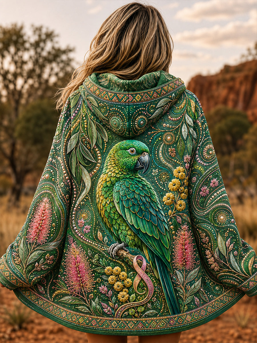 Women's Australia Breast Cancer Awareness Zip-Up Hoodie