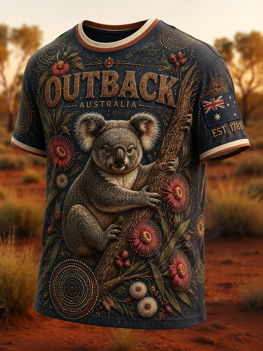 Men's Australian Animals Short-Sleeve T-Shirt