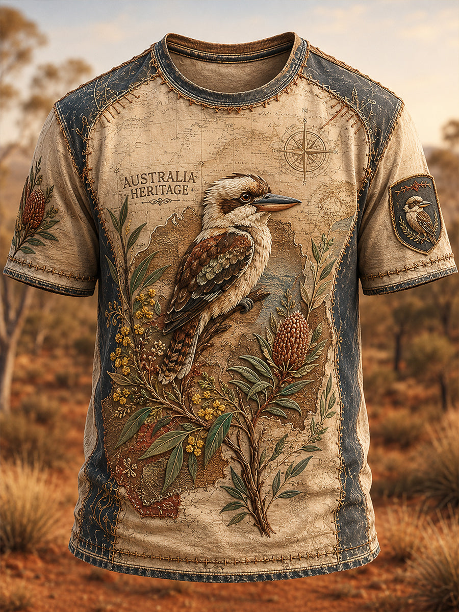 Men's Australian Animals Short Sleeves T-Shirt