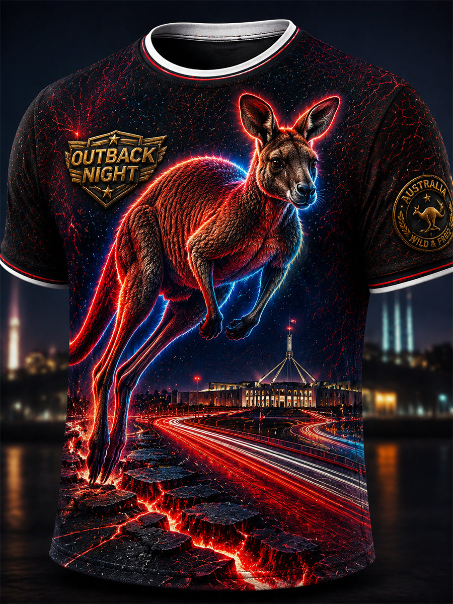 Men's Australian Animals Short-Sleeve T-Shirt