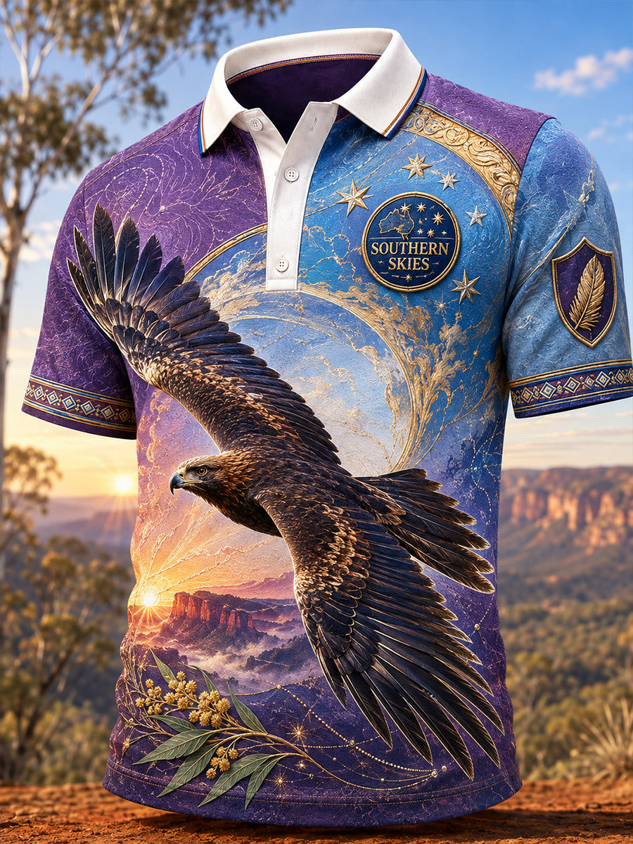 Men's Australian Animals Short Sleeve Shirt