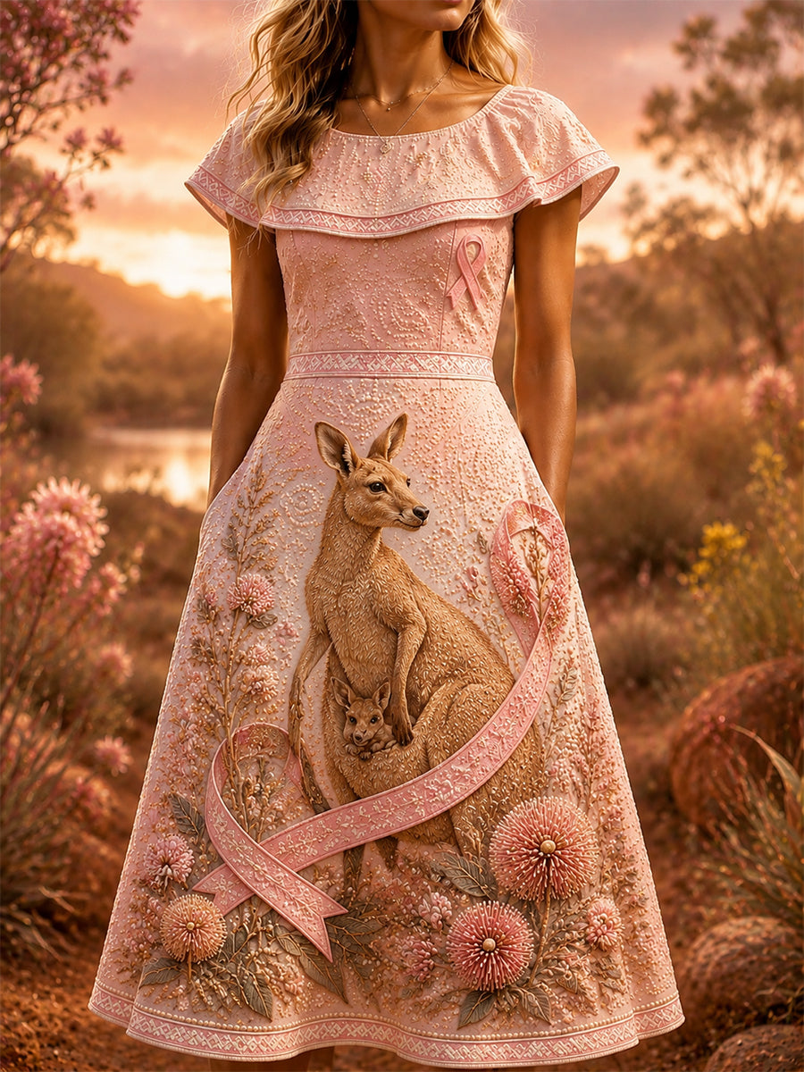 Women's Breast Cancer Awareness Australia Dress