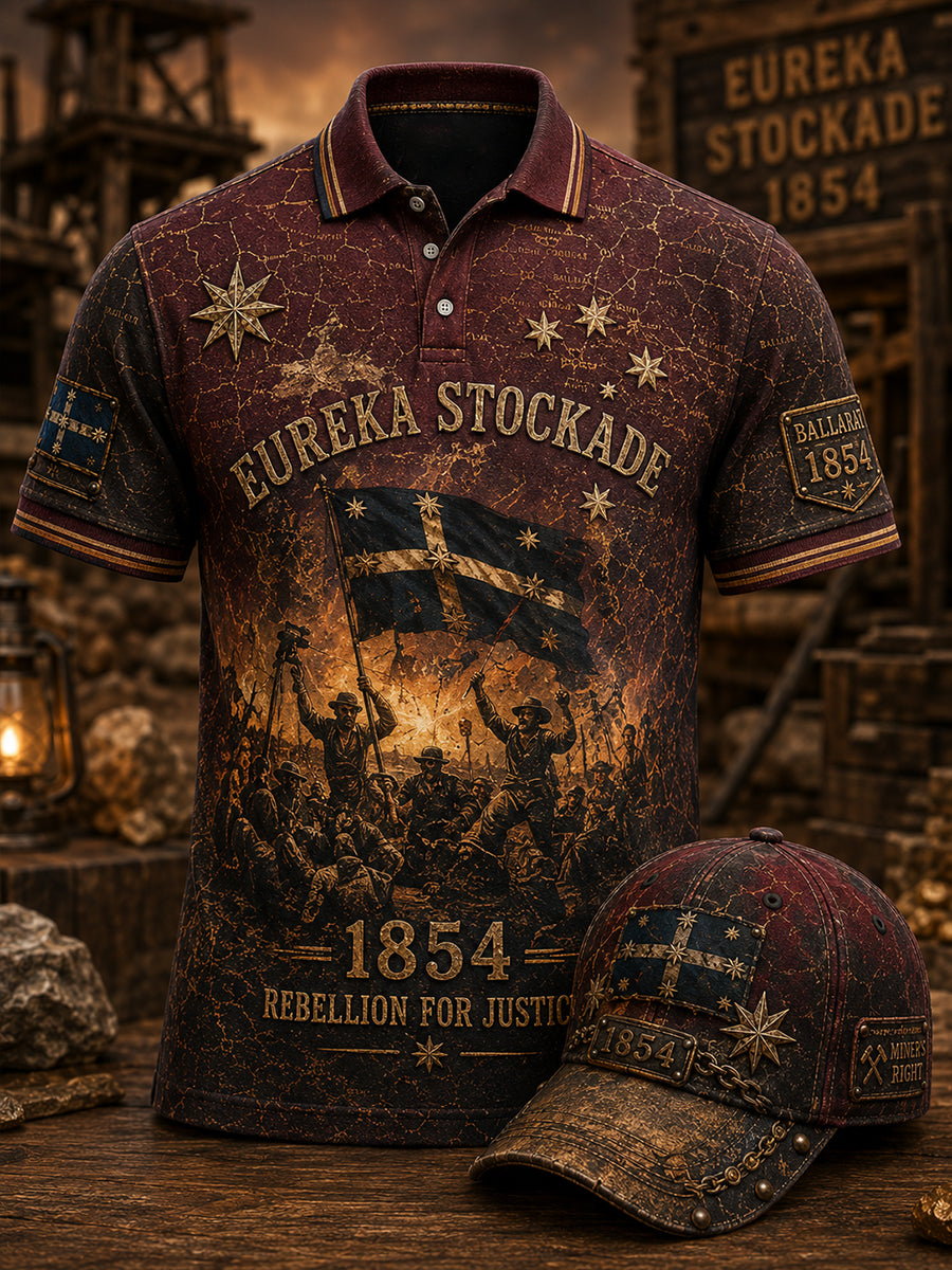 Men's Australian Eureka Flag Short Sleeve Shirt