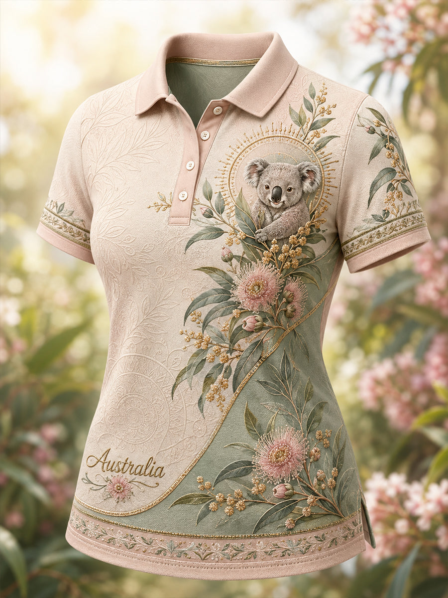 Women's Australian Animals Polo T-Shirt