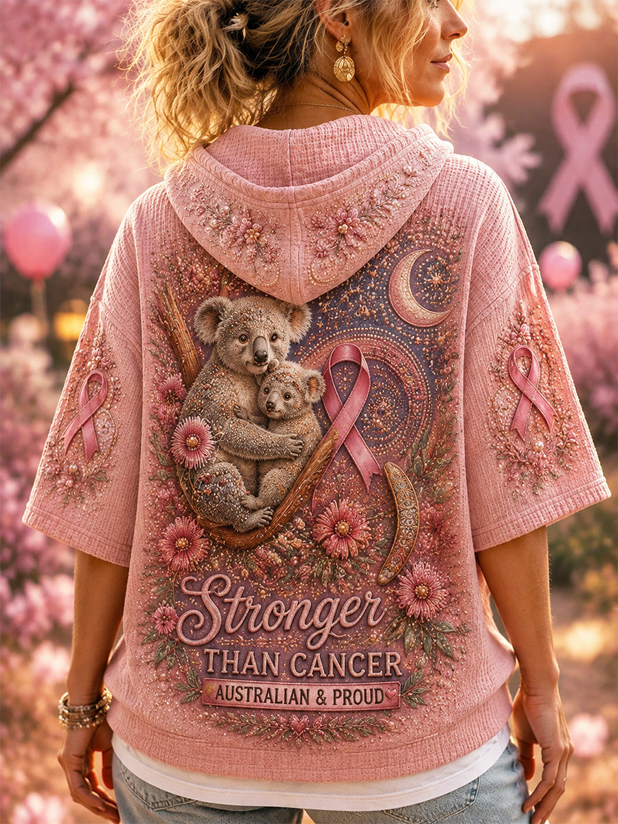 Women's Australian Breast Cancer Awareness Hooded Sweatshirt