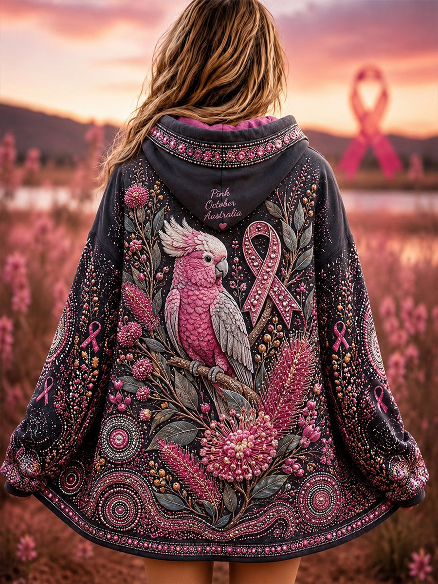 Women's Breast Cancer Awareness In Australia Zip-Up Hoodie