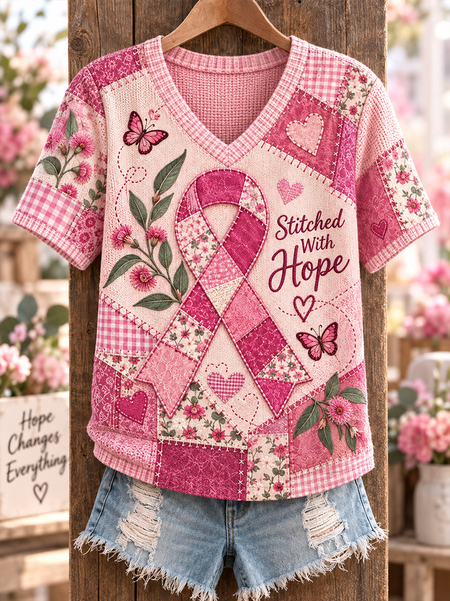 Women's Breast Cancer Awareness Culture In Australia Short-Sleeved T-Shirt